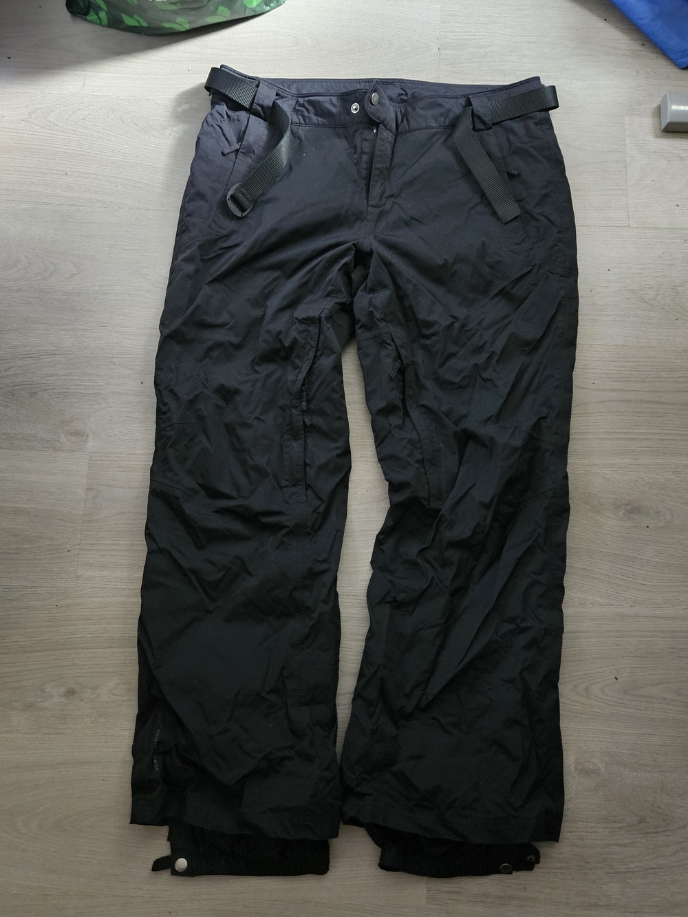 Columbia Black Men's Waterproof Snow Pants with Integrated Waist Straps